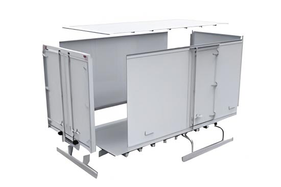 Monolayer Structure Dry Truck Body